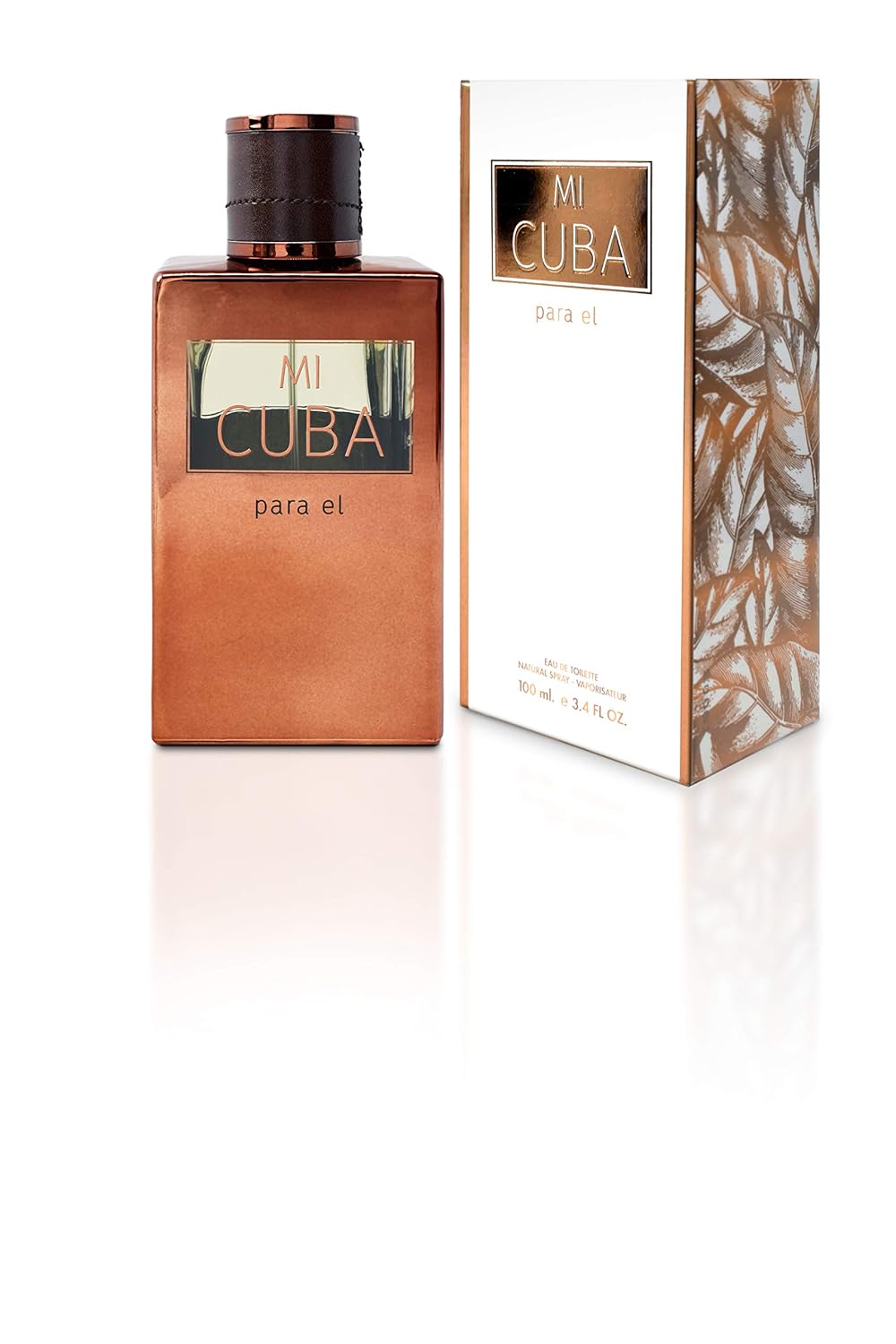 Mi Cuba Para El Men’s Eau de Toilette – Long Lasting Cologne for Men with Bergamot, Spicy Black Pepper & Tobacco – Bold Cuban-Inspired Men’s Fragrance that Captures the Essence of Cuba