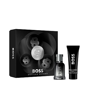 Hugo Boss Bottled Beyond Eau de Parfum 2-Piece Gift Set $147 value -EDP 1.6oz, Shower Gel 3.3oz- With Notes of Ginger & Leather Long Lasting Fragrance