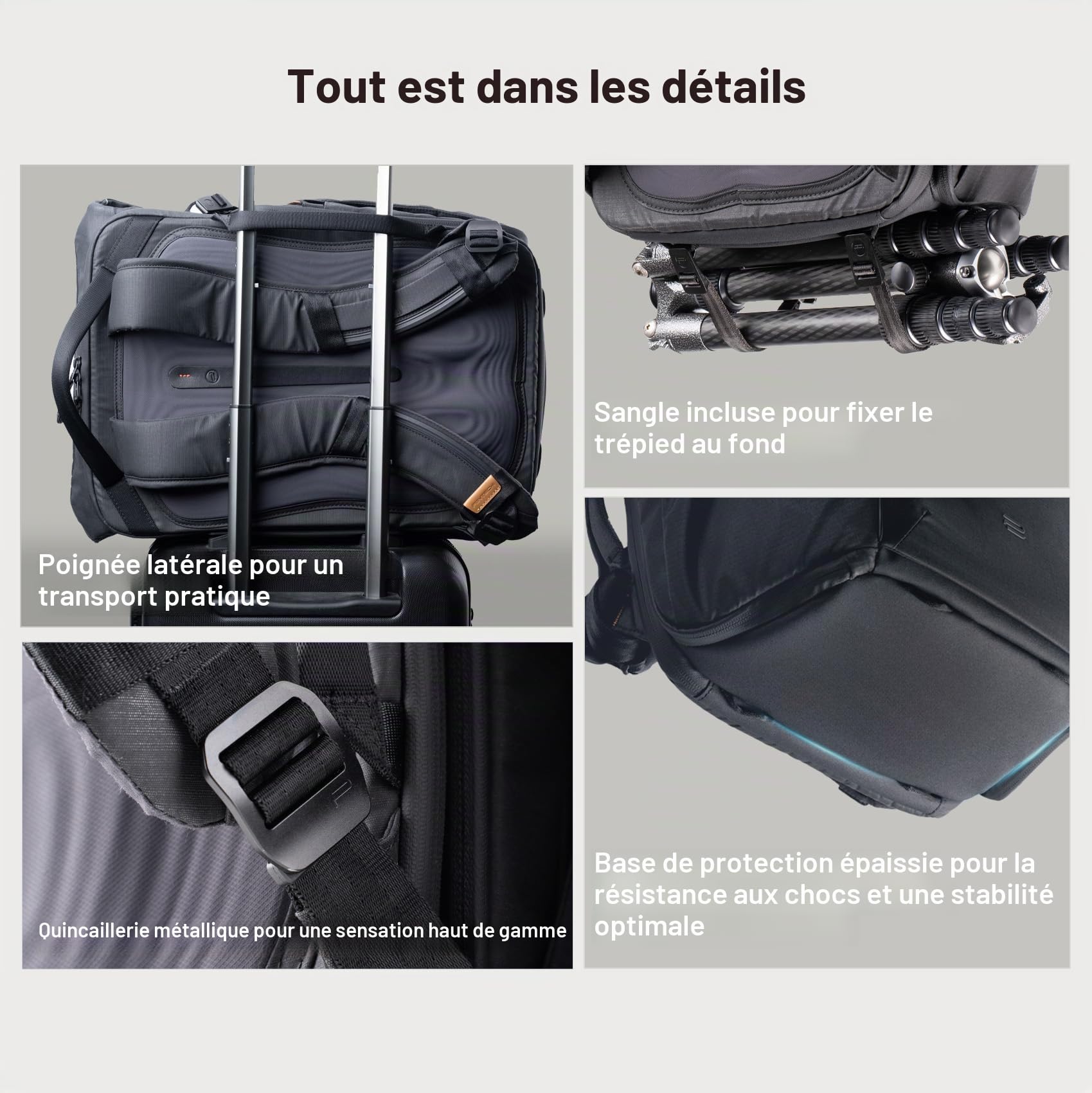 PGYTECH OneGo 2 Sac à Dos Photo 20L avec Compartiment Ordinateur/iPad Sac étanche pour Photo Urbaine & Voyage, Compatible Sony/Canon/Nikon/DSLR/Appareils sans Miroir, Vert pin