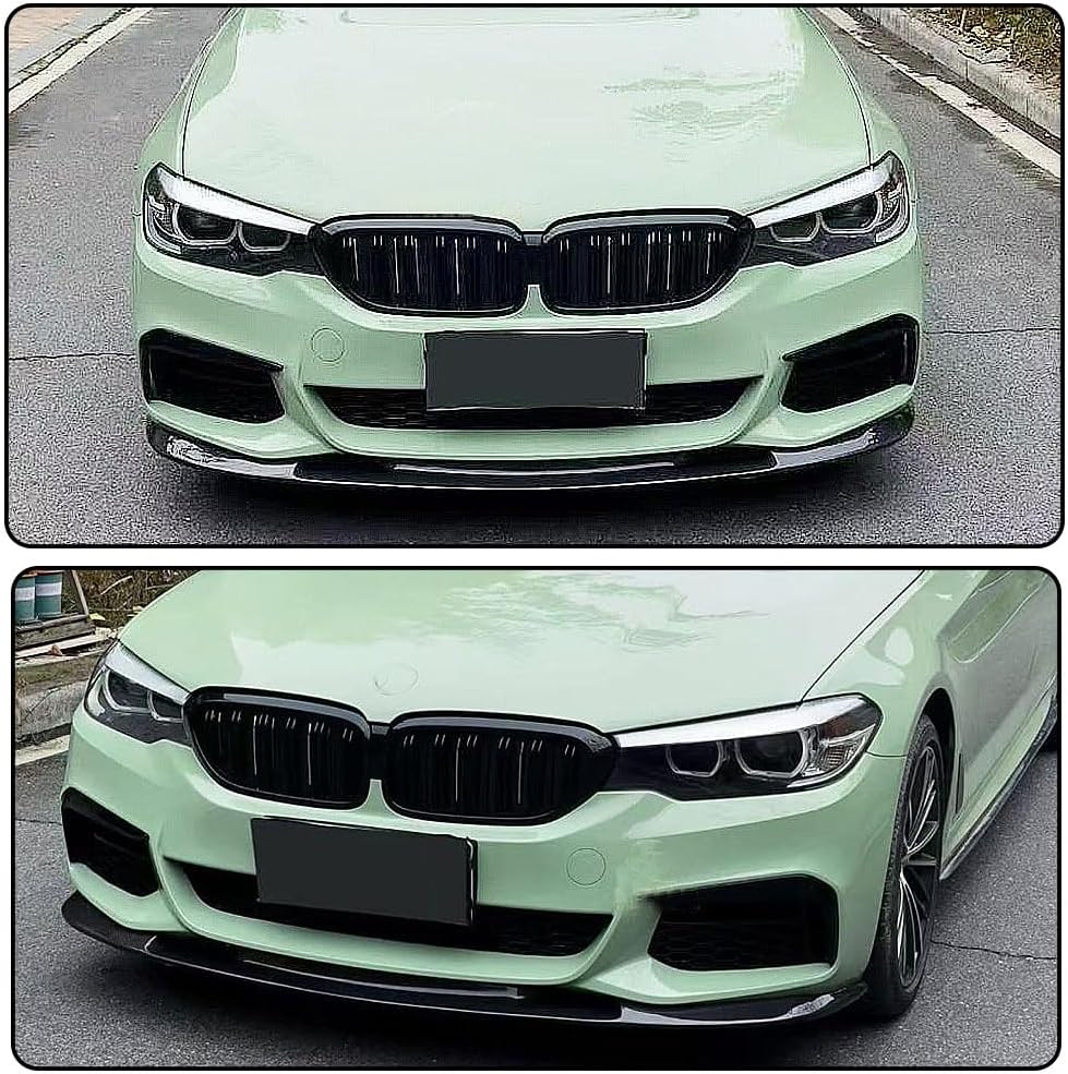 Carbon Fiber Front Lip for BMW G30 5 Series M Sport 4-Door 2017-2019 530i 540i M-tech Bumper Air Dam Lower Chin Splitter Protection Body Kit
