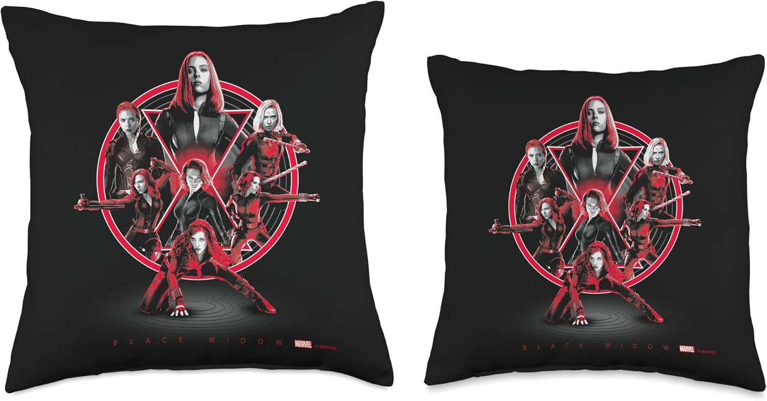 Marvel Black Widow Natasha Romanoff Infinity Saga Throw Pillow