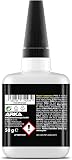 3D printing super glue – KRAFTPROTZ Liquid 50 g – thin adhesive for fine cracks in PLA, ABS, PETG, TPU – waterproof, heatproof & transparent – capillary action – anti-dry tip – model repair & hobby - 2