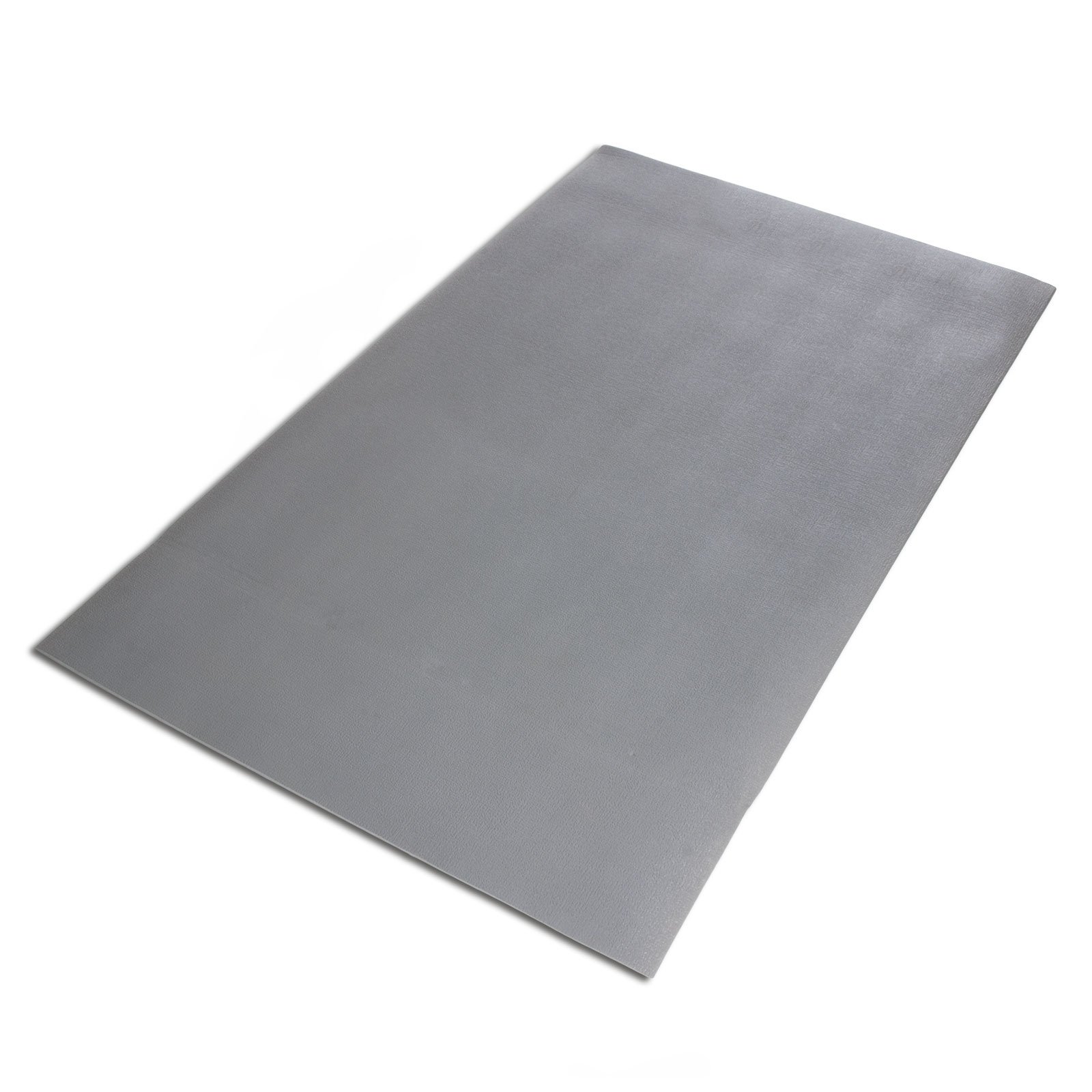 Tappeto Gomma Antiscivolo al Metro -Tappeto Antifatica Ergonomico, Antistatico, Isolante per Postazione Lavoro Industriale, Officina | Superficie Granulata, 3 Colori - 60x1250 cm - grigio