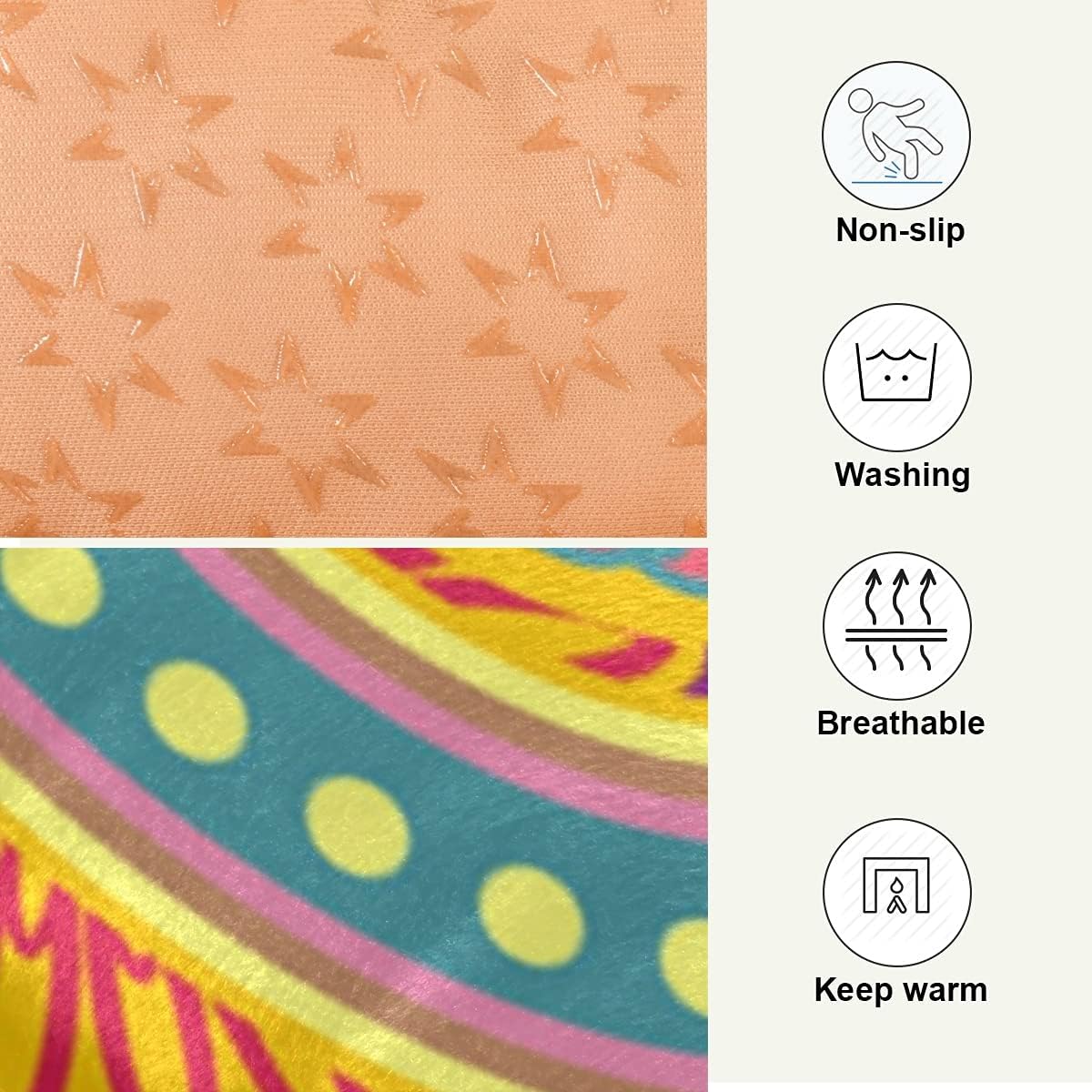 review Yellow Purple Traditional Asian Paisley Floral Flowers Dog Cat Bed Mat Soft Crate Pad Mattress Cushion for Small Medium Pets, Anti Slip Sleeping Kennel Mat Washable & Dry 36x24 inch