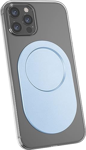 metisinno Base magnética+ compatible con agarres para teléfono PopSocket y fundas MagSafe para iPhone, color azul cielo