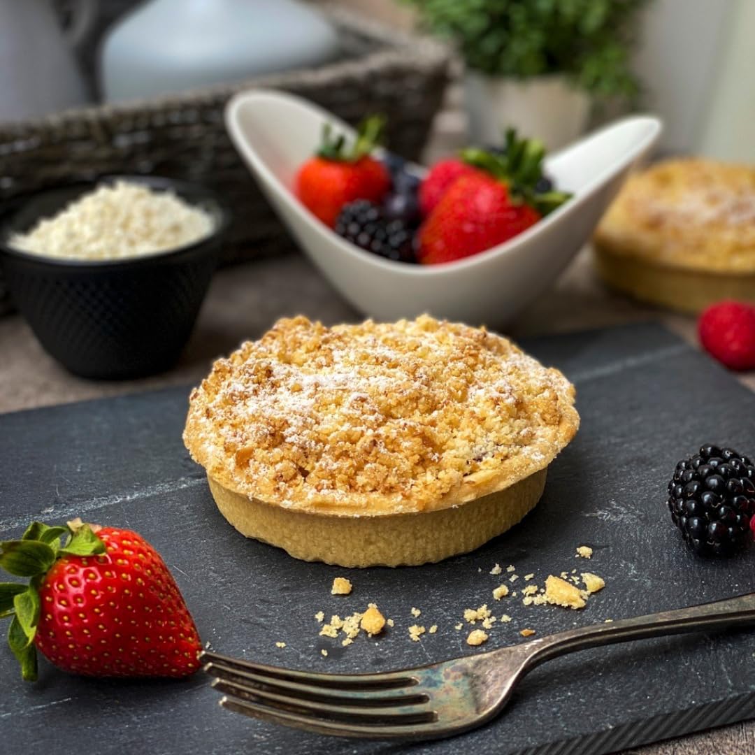 Wilfreds Fruits of the Forest Crumble Tart - 4-Pack of Delightful Forest Fruits Infused with Irresistible Apple and Coconut Topping – Your Ultimate Dessert Experience (4)