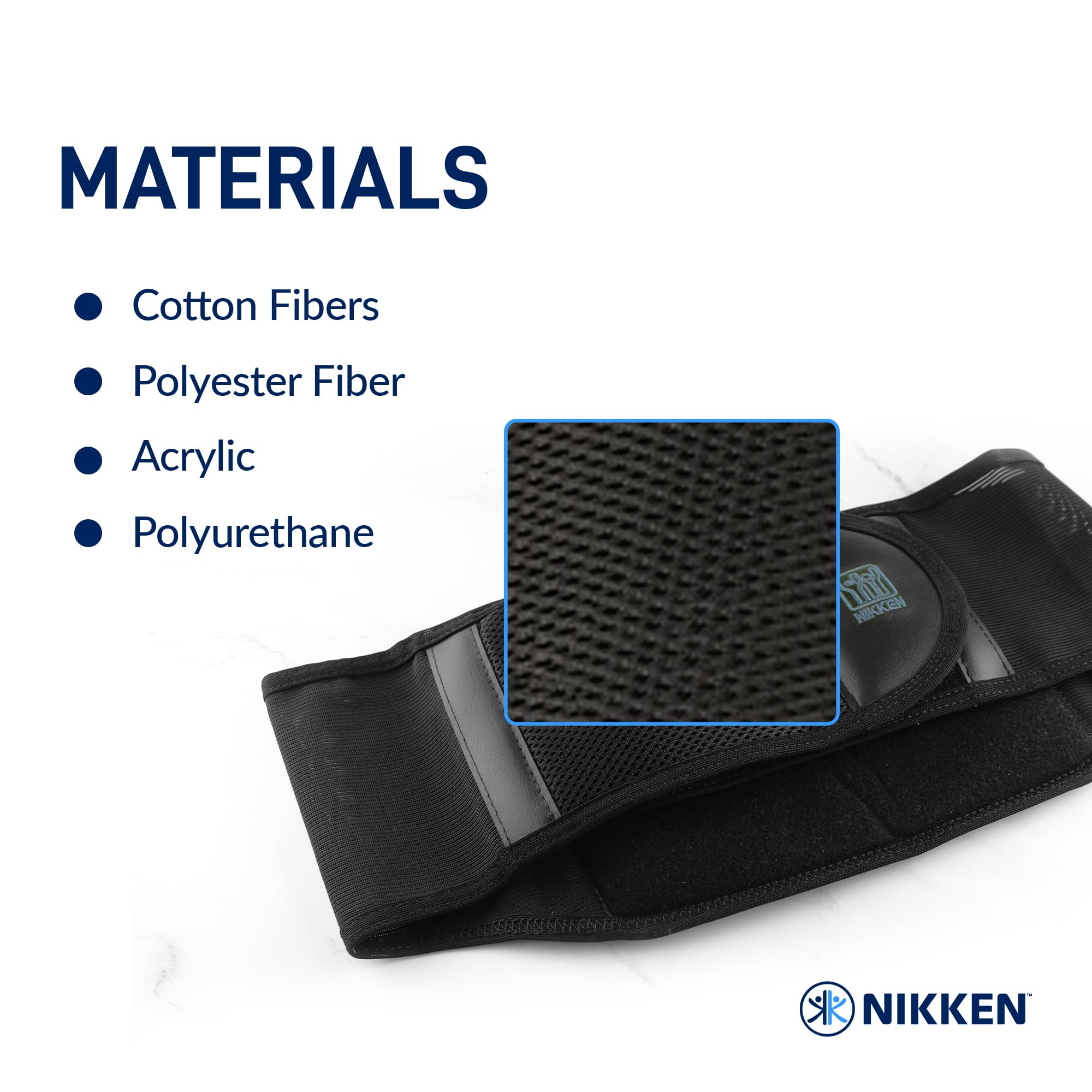 Nikken - KenkoTherm - Back Belt - XL | Orthopedic Design Flexible Support Adjustable Closures Back Pocket For Kenko MagFlex Hand Washable product thumbnail 7