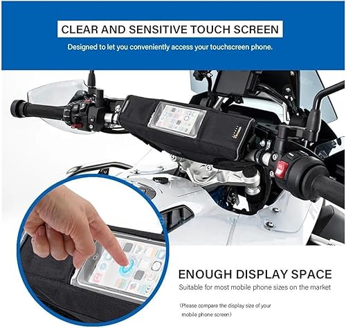 Miniatura 8 de common Para BMW R NineT RnineT R Nine T TRK - Bolsas de herramientas de viaje para almacenamiento de motocicleta, bolsa de manubrio de navegación