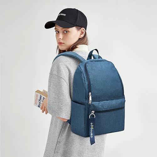 Miniatura 2 de Mochila OMOUBOI Casual Daypacks Superbreak de 14 pulgadas para laptop para mujeres y hombres, apta para turismo y negocios (Azul)