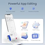 CLABEL Label Maker Machine: 221B Thermal Label Printer 2 Inch Barcode Bluetooth Label Printer Portable Printer Compatible with iOS & Android for Home Business Office Organization