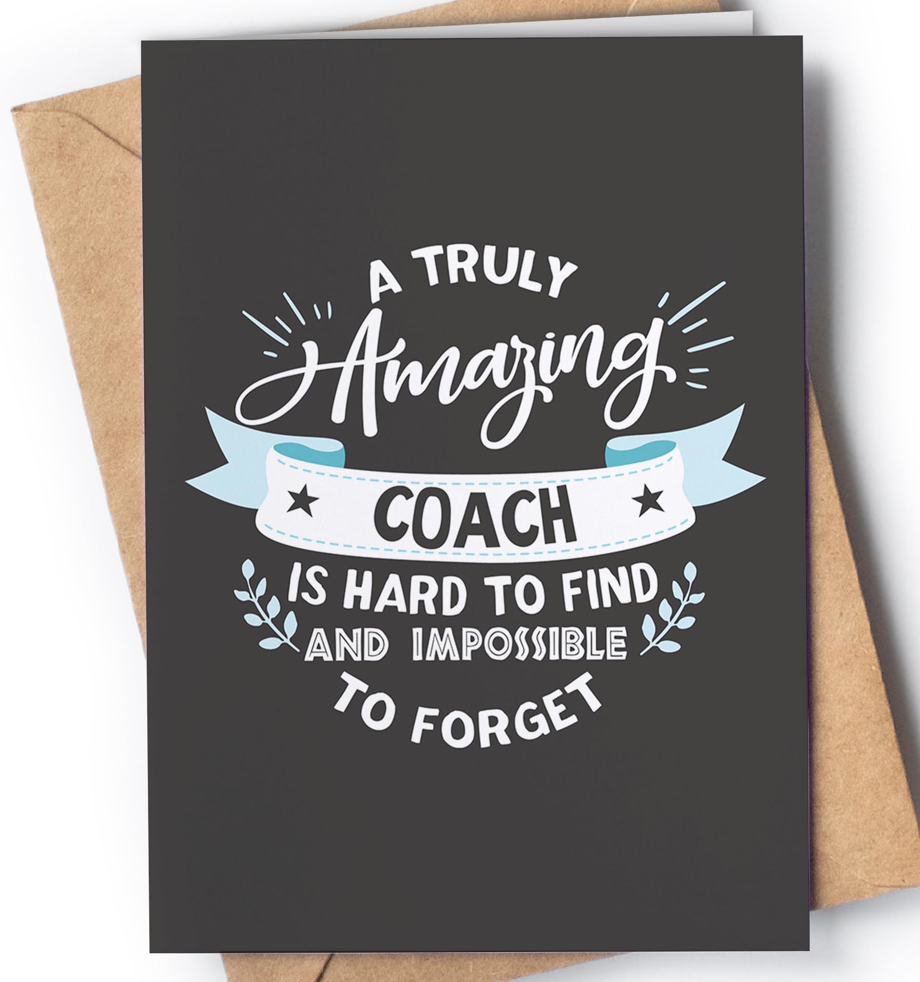 Greeting Cards for Everyone Thank You Coach | Awesome appreciation men or women any occasion: Birthday, Retirement, End of Season.