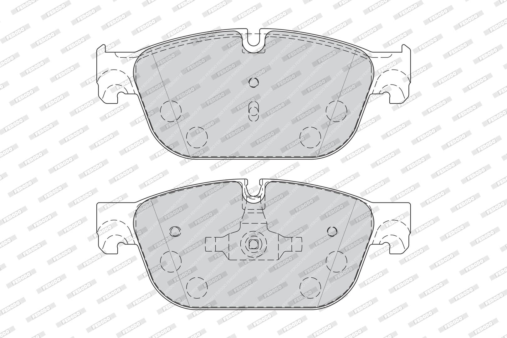 FERODO Plaquettes de freins Avant contact de signal d'usure inclus Épaisseur 16,9mm sans accessoires FDB4313 Compatible avec PEUGEOT 308 I 3/5 portes 4A, 4C 407 Berline 6D 508 I 8D Berline, CITROËN | Compatible avec: CITROËN C5 III, C5 III Break, C6, DS4,
