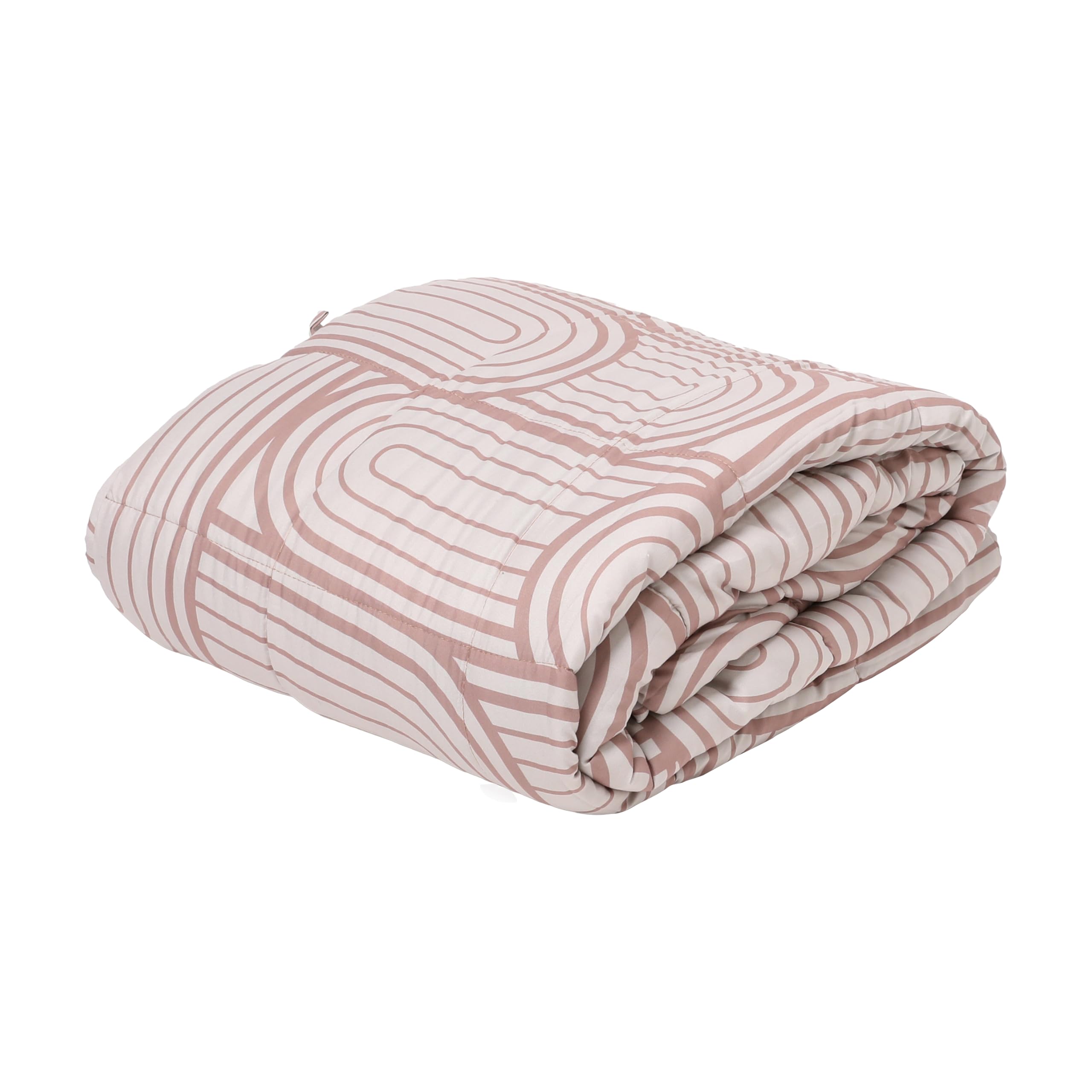 OHS Arches Weighted Blanket Adult 8kg Heavy Blanket, Natural King 150x200cm