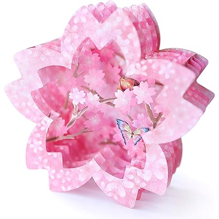 Amazon Paper Spiritz ポップアップカード誕生日 母の日カード 結婚記念カード 祝賀カード 感謝カード グリーティング カード サンキューカード 3dポップアップカード すべての機会 ポストカード 絵柄付はがき 文房具 オフィス用品
