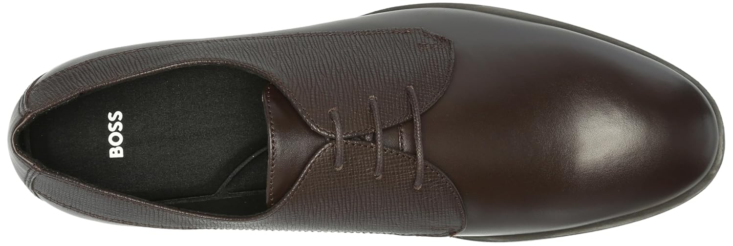 Oxford BOSS Sapato social Derby de couro misto com cadarço Colby masculino em promoção! Veja a oferta e mais achadinhos de Sapatos 5 Hoje é o melhor dia para comprar Oxford BOSS Sapato social Derby de couro misto com cadarço Colby masculino com aquele preço maroto! Promoção! Aproveite a oferta! 5