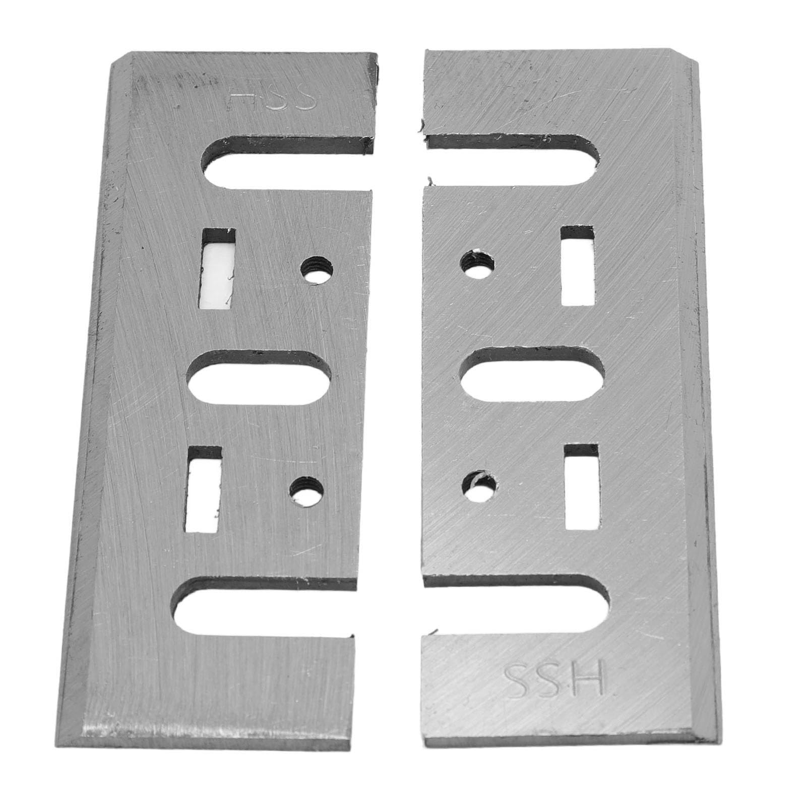 SIXRUN Lame per Piallatrice di Precisione HSS 82 Mm per KP0810 DW677 2 Pezzi Lame Riaffilabili per Professionisti di Falegnameria