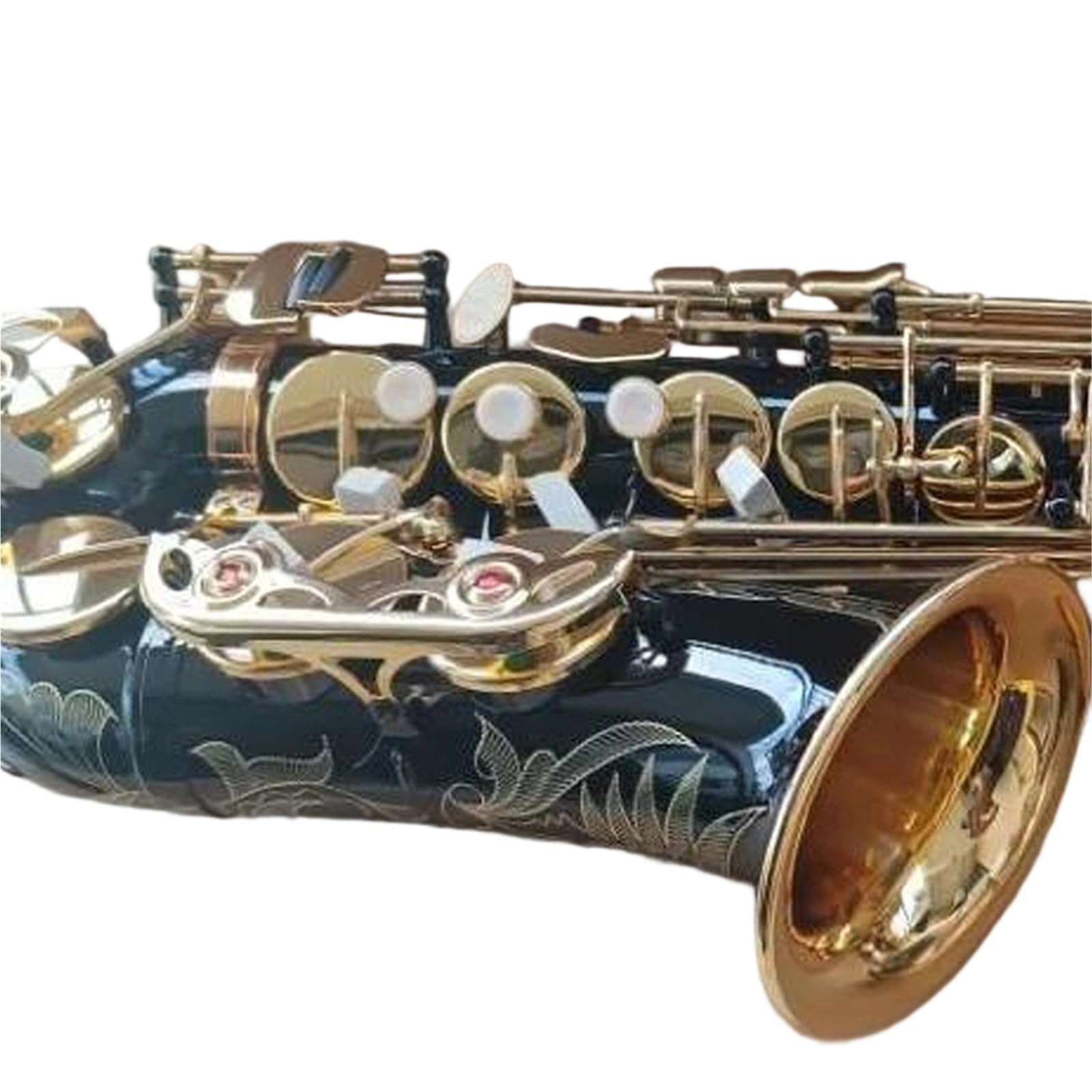 Saxophonsets Schwarzes Altsaxophon In Es Mit Koffer Profiqualität