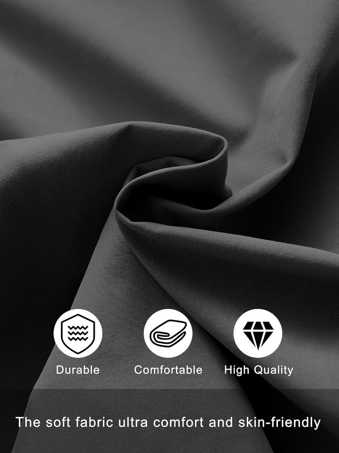 PLEPAN Men's Casual Cargo Pants Elastic Waist Drawstring Joggers Pants Tapered Sweatpants for Men Multi Pockets - Image 5