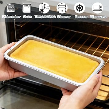 Rectangle Shape Silicone Mould Tray Fluted Cake Mold Nonstick Baking Cake Tin Reusable Cake Pan for Kitchen Creation Fun #A