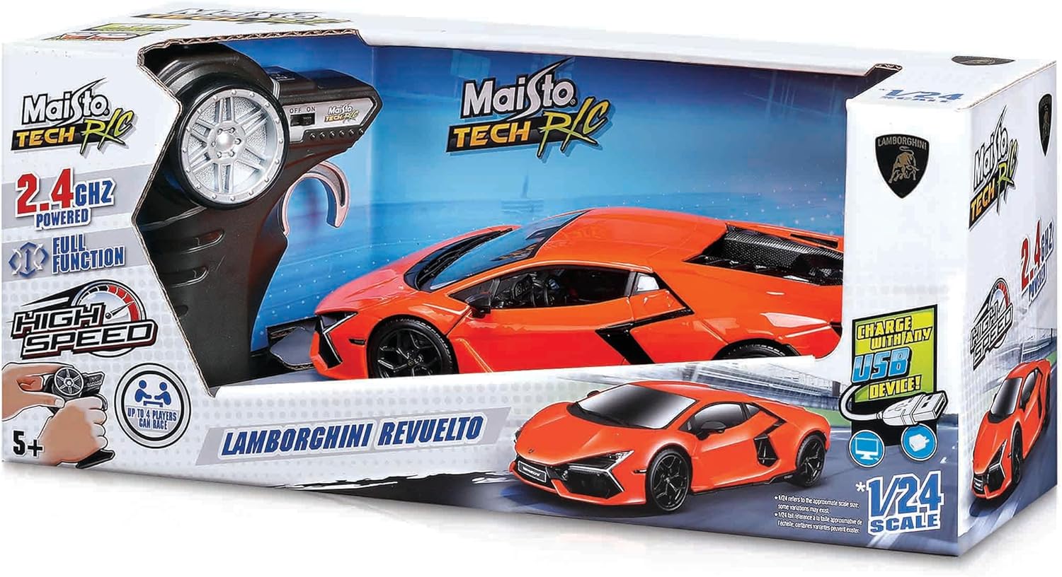 Maisto Tech R/C 1:24 Premium Lamborghini Revuelto