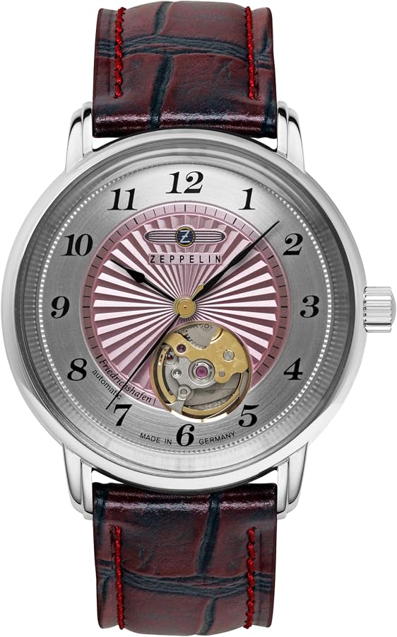 Amazon.com: Zeppelin 8569-5 Friedrichshafen Wristwatch, Brown