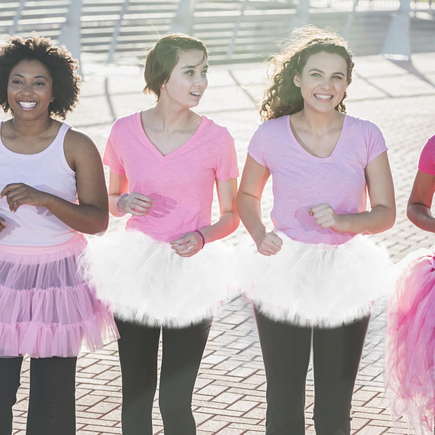 3 Pack Women Teens Adult Tutu Skirt, 5 Layers Puffy Classic Tulle Tutus Skirts for Women Ballet Run Party Halloween Costume - Image 4