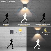 Klighten LED Kültéri/Beltéri Fali Lámpa Szett (2db) - Mozgásérzékelős, 3000K, Állítható Fényszög, Cserélhető G9 Izzó, Antracit Alumínium, Mo 4