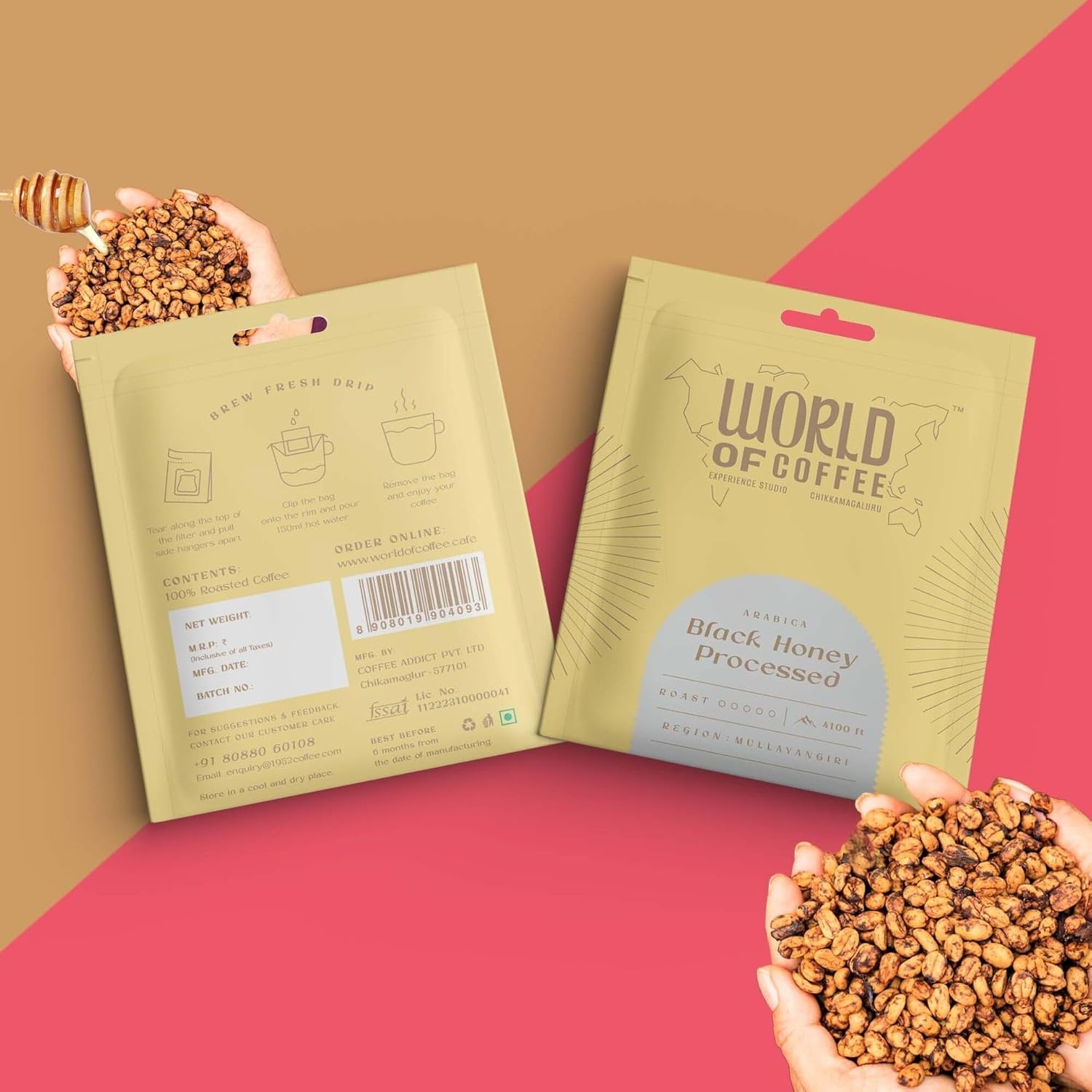 WORLD OF COFFEE Black Honey Processed...