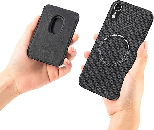 Miniatura 9 de Asuwish Funda de teléfono para iPhone XR 6.1 con protector de pantalla de vidrio templado, delgada y soporte para tarjeta de crédito, accesorios