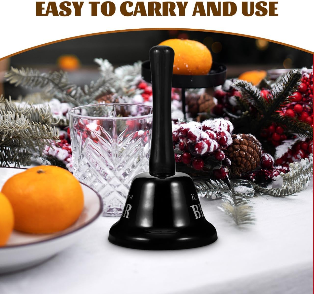 HOMSFOU Desk Decor Ring for A Beer Bell Novelty Hand Bell Bar Counter Call Bell Ring Reception Novelty Funny Romantic for Single Party Bachelor Party Favor