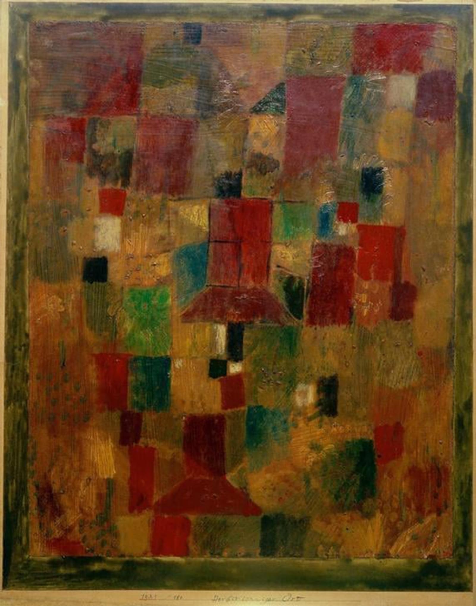 SERENDIPITP Vintage Wall Art Canvas Nordic Poster Canvas Print Picture Autumn Sunny Place by Paul Klee Wall Art Poster for Home Decor 60x90cm