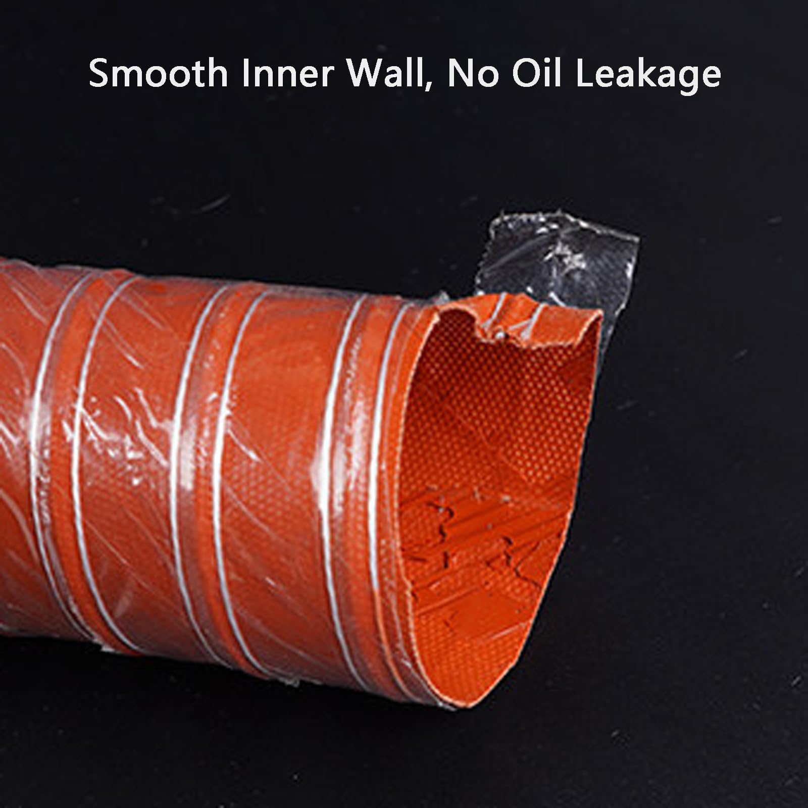 Manguera De ExtraccióN Flexible​,Tubo Flexible De Salida De Aire,Tubo Secadora Universal,Manguera De Silicona para Conductos De Aire De Alta Resistencia Al Calors