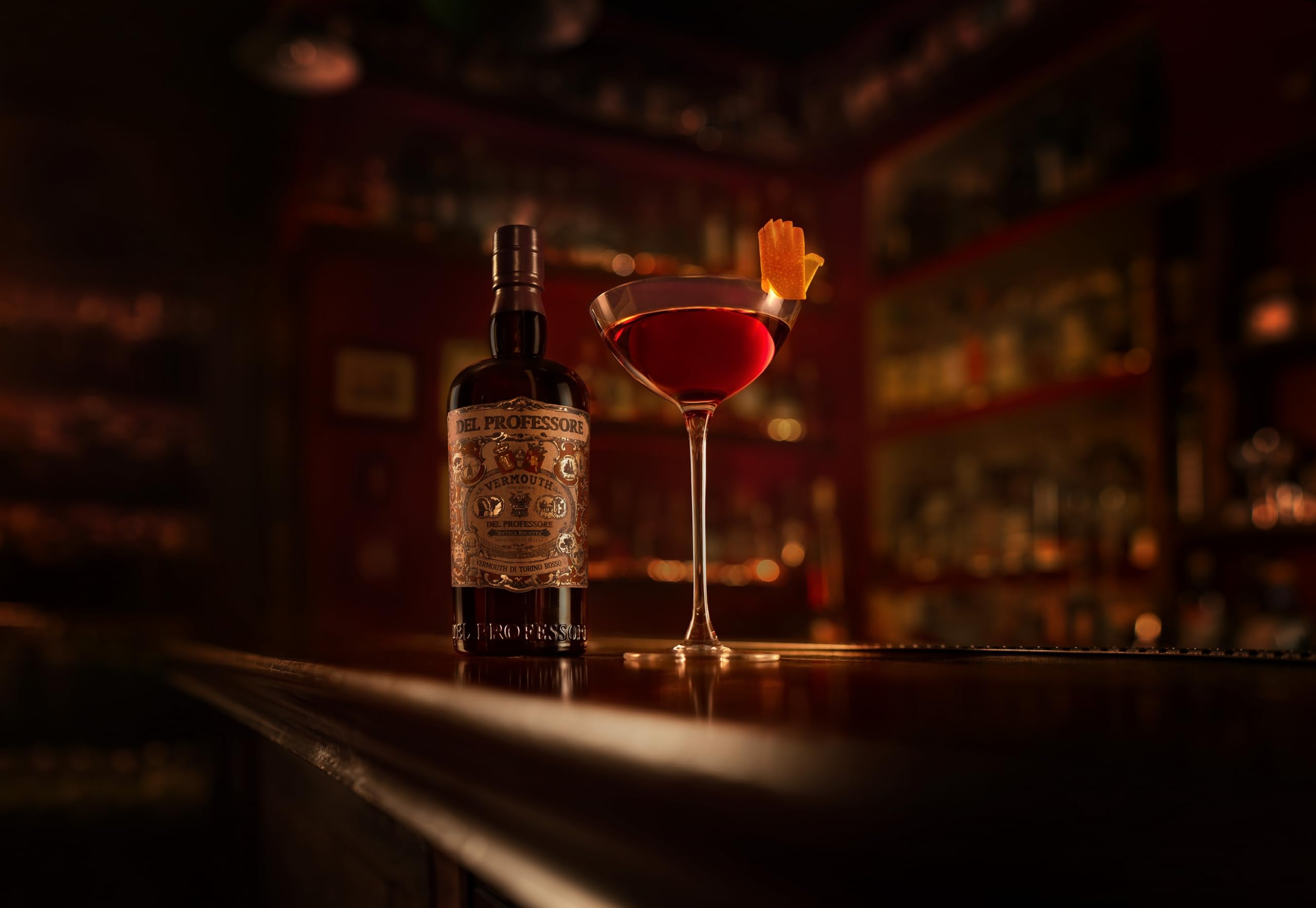 Del Professore - Vermouth di Torino I.G. Rosso, 75 cl, 18% Vol