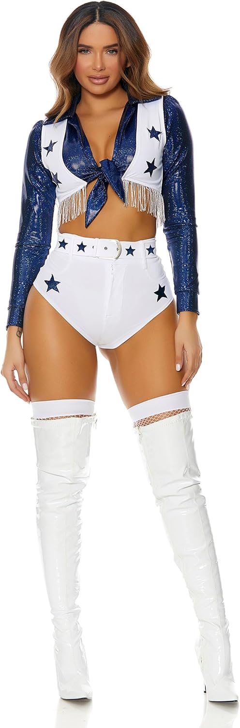 Forplay womens Seeing Stars Cheerleader Costume - Image 3