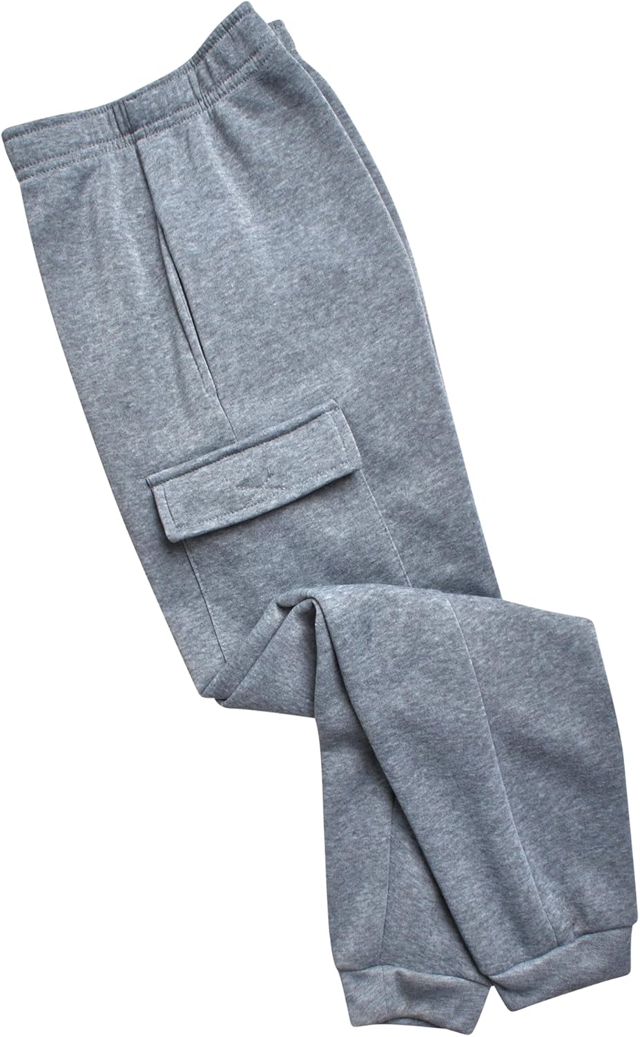 Quad Seven Boys Sweatsuit Set - 2 Piece Sherpa Fleece Lined Zip Up Boys Hoodie and Cargo Athletic Pants Kids Suits Set (8-18) - Image 6