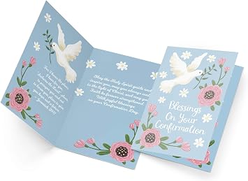 Prime Greetings Religious Confirmation Card, Congratulations Confirmation Cards, Catholic, Christian