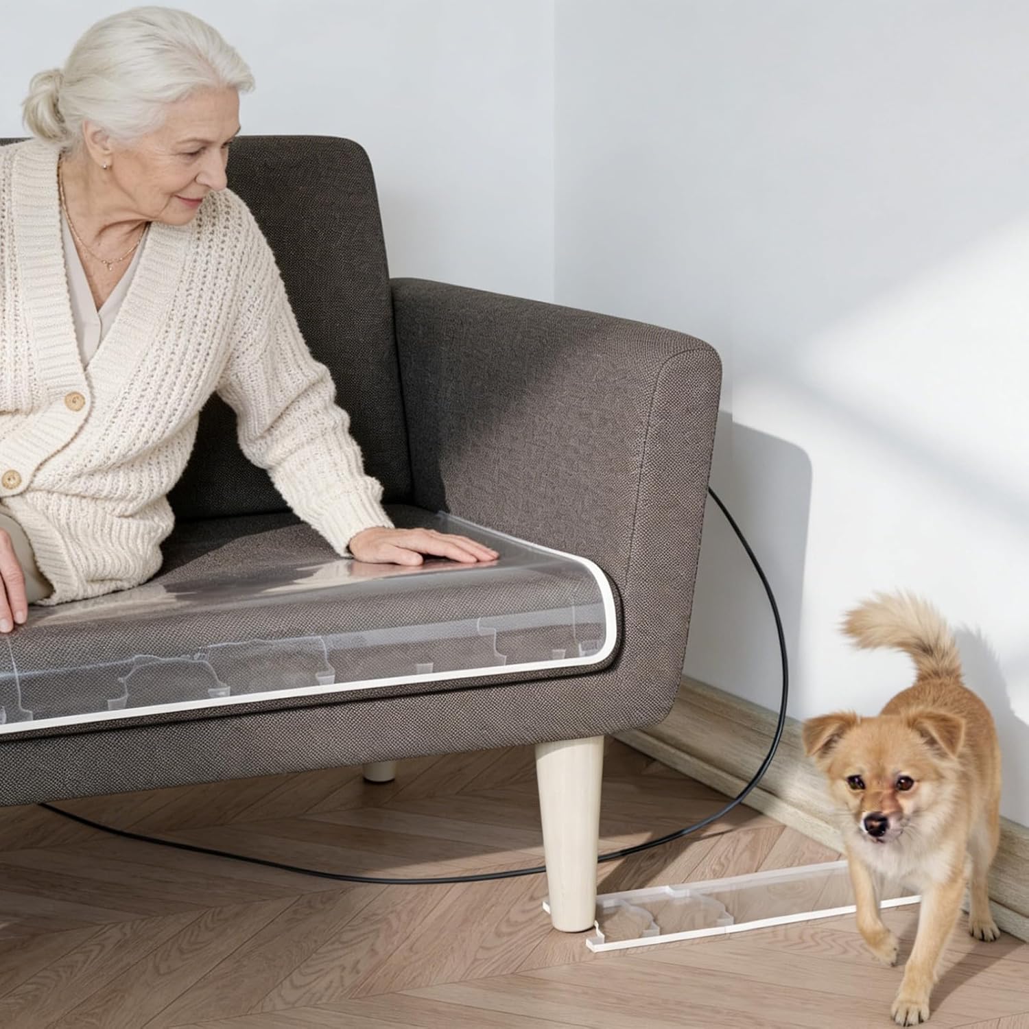 Genérico Sofa Wall Spacer | Adjustable Acrylic Non-Slip Protectors, Under Sofa Stoppers - for Beds, Headboards, Cabinets, Legs and Mattresses, Prevent Squeaking
