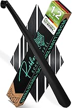 Robfox Stainless Steel Shoe Horn 58 cm Long I Long Shoe Spoon I Extra Stable Metal Shoe Horn Short I Premium Shoe Horn Perfect for Any Shoe I Shoe Horn Metal Long (Matte Black)