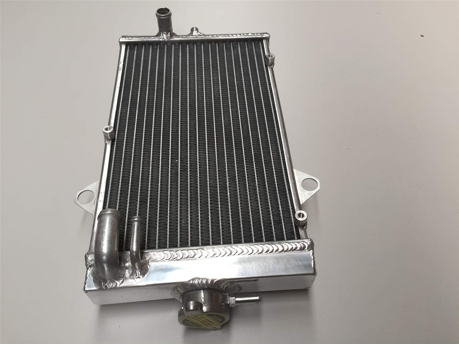 aluminum radiator for Yamaha ATV Raptor 700 YFM700 2006-2013 2007 2008 2009 2010 2011 2012 YFM 700 06 07 08 09 10 11 12 13 Aftermarket Compatible Replacement