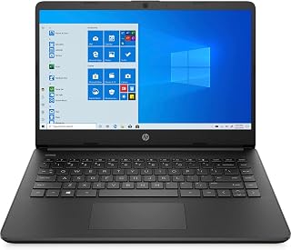 2021 HP Laptop 14-inch HD Display, AMD Athlon Gold 3150U 4 GB DDR4 RAM 128GB PCIE SSD Thin & Portable Computer PC w/ Webcam HDMI WiFi Bluetooth USB C Traditional Notebook (Renewed)