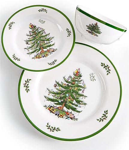 Miniatura 4 de Spode Juego de 4 platos de melamina para árbol de Navidad