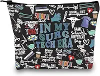 Bolsa de maquiagem Surgical Tech – In My Surg Tech Bag Presente para tecnólogo cirúrgico, enfermeiro de cirurgia, médico, cirurgião, Surg Tech Era preto
