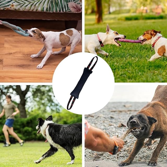 Foto 7 de 8 de DONGKER Juguete para Tirar de mordida de Perro, 30 x 6.9 cm