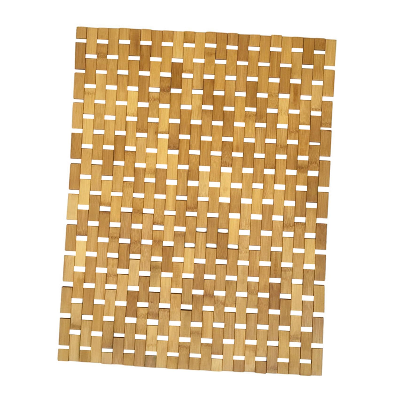 Tapis de sol en bambou naturel parfait pour la salle de bain et la nurserie Lurrose