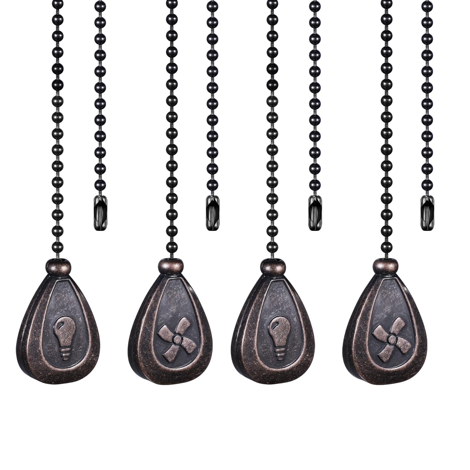 2 Pack Bronze Ceiling Fan Pull Chain Extension Set — Amazon image 9