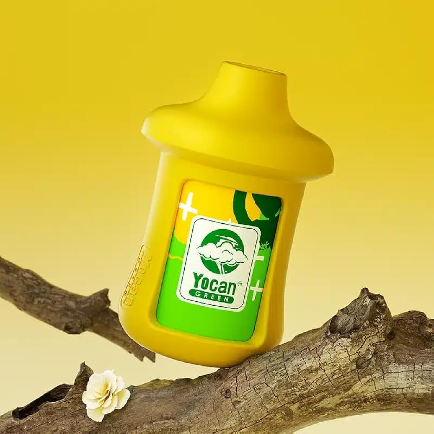 1pc,Yocan Green Personal Purifier disposable air filter Remove Secondhand Odor, 4 Stage HEPA Activated Coconut Carbon Filter To Eliminate Smell, Suitable for Home and Car, Ideal for Gift (Yellow)