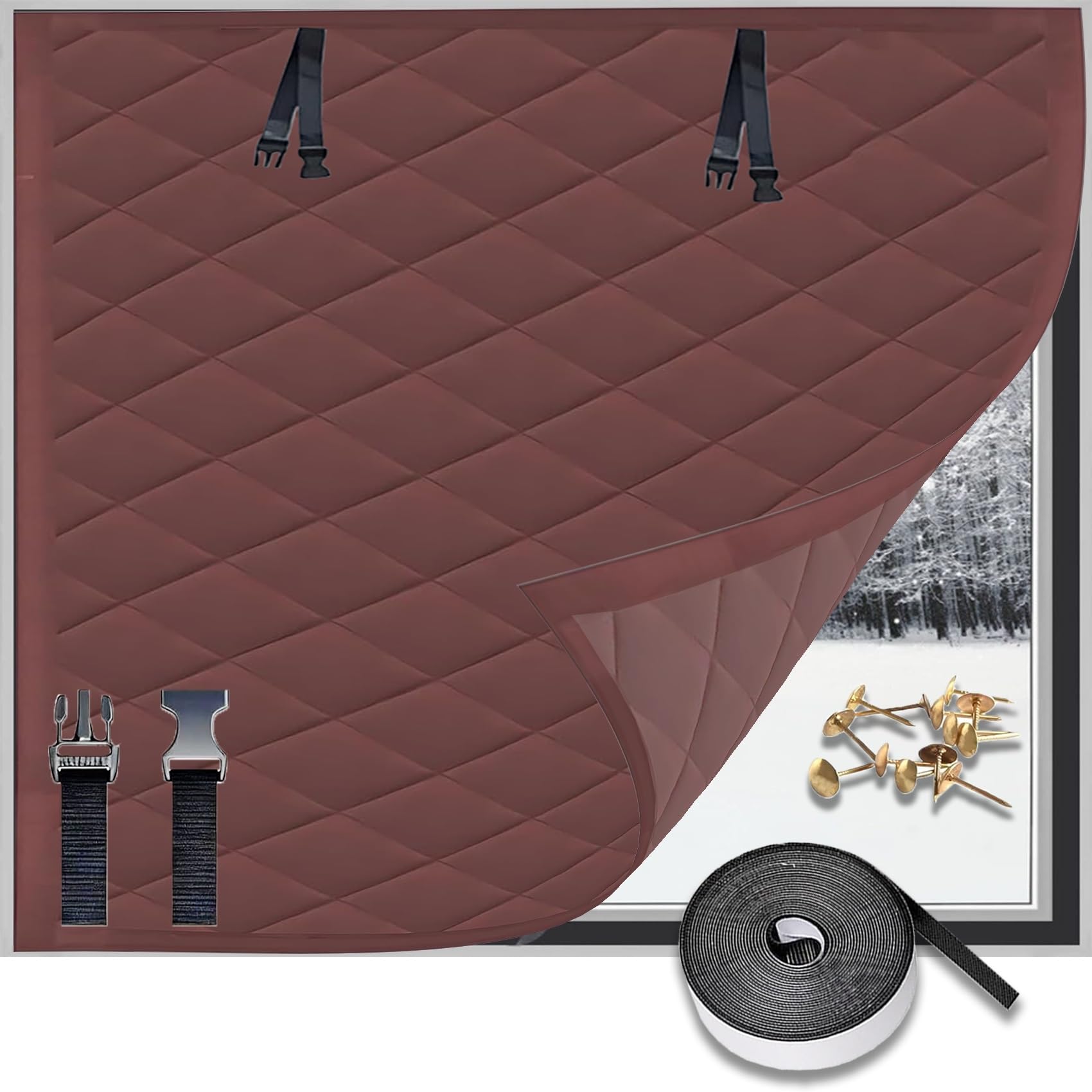 Kit isolation fenêtre contre le froid film thermo 275cm