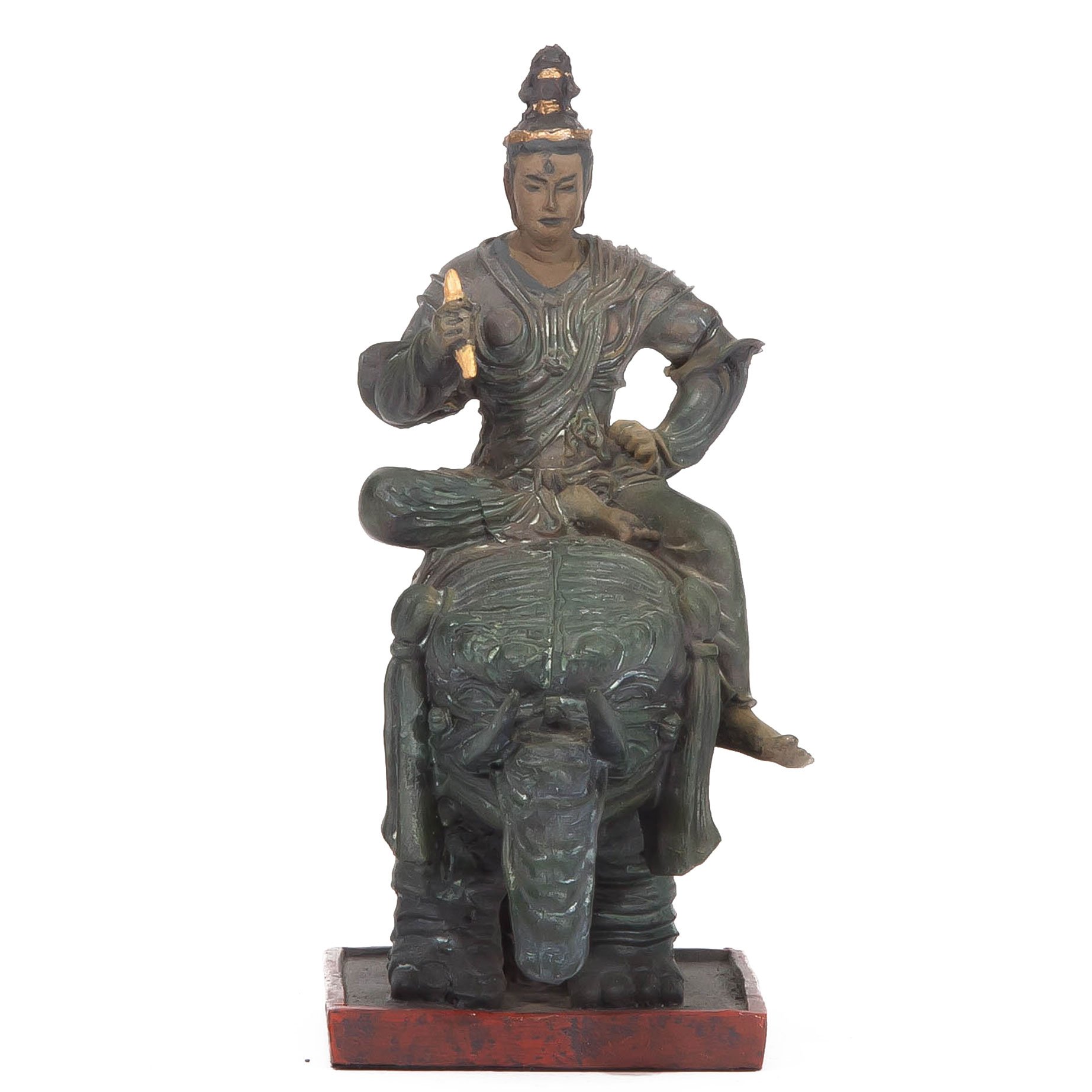 【東寺監修 公認】帝釈天(たいしゃくてん) ミニチュア仏像【空海 立体曼荼羅21体 真言宗開宗1200年記念】
