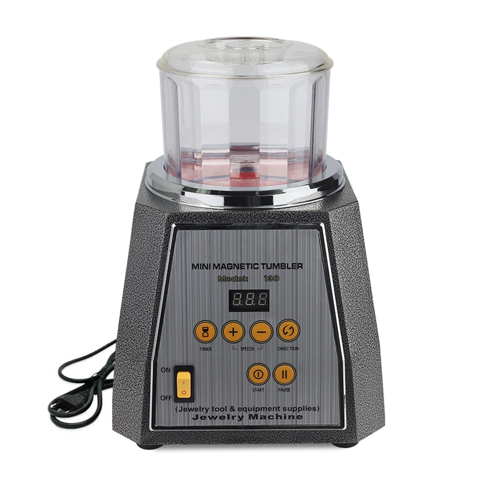 Gobelet magnétique de polissage KT-130 pour nettoyer les recoins des bijoux 220V