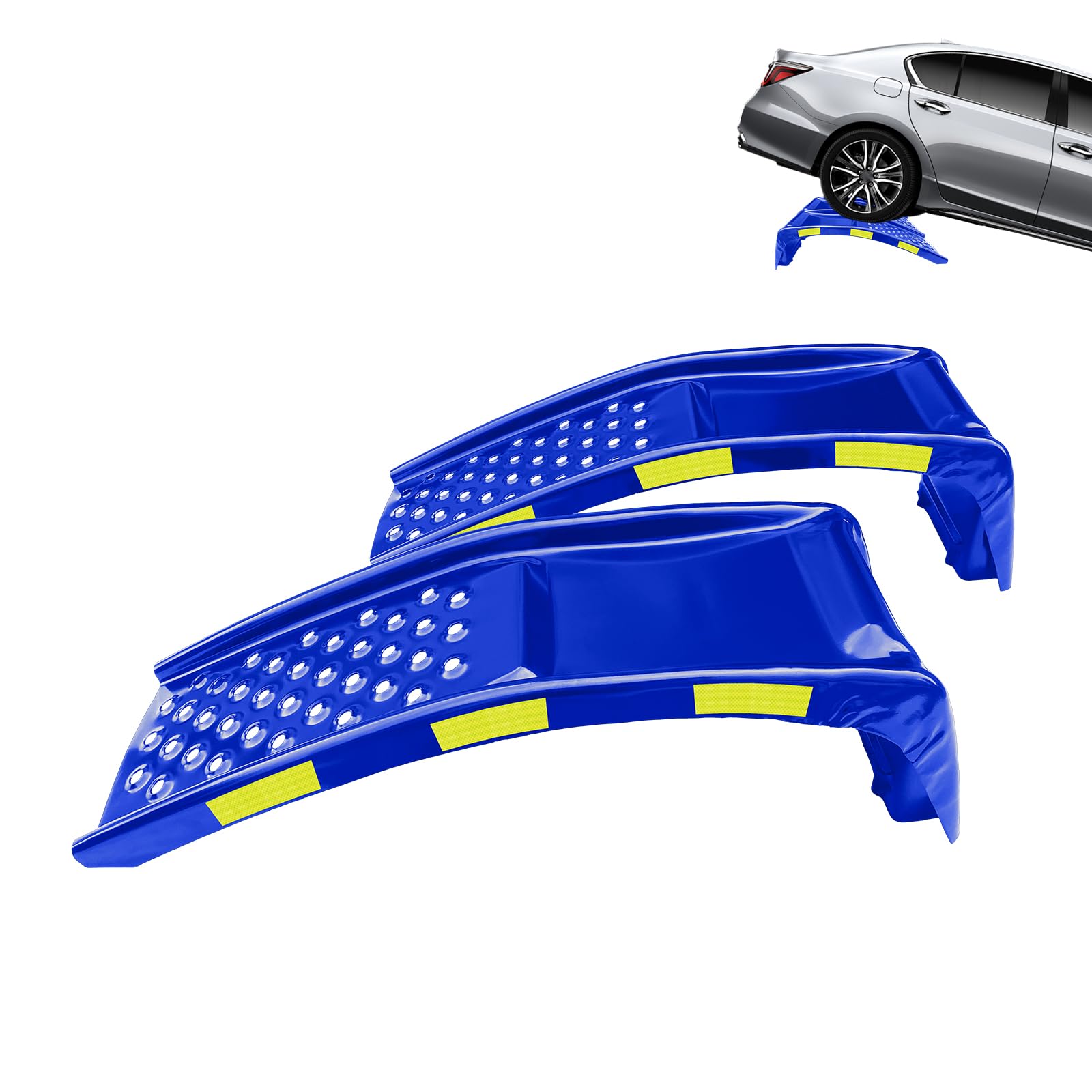 Photo 1 of ***It is used; it is unknown whether any parts are missing, and it is unknown whether it functions 100%.*** Duty Car Ramps, 8000lbs, Night Warning Reflective Stickers, Automotive Truck Service Ramps for Home Garage or Shop